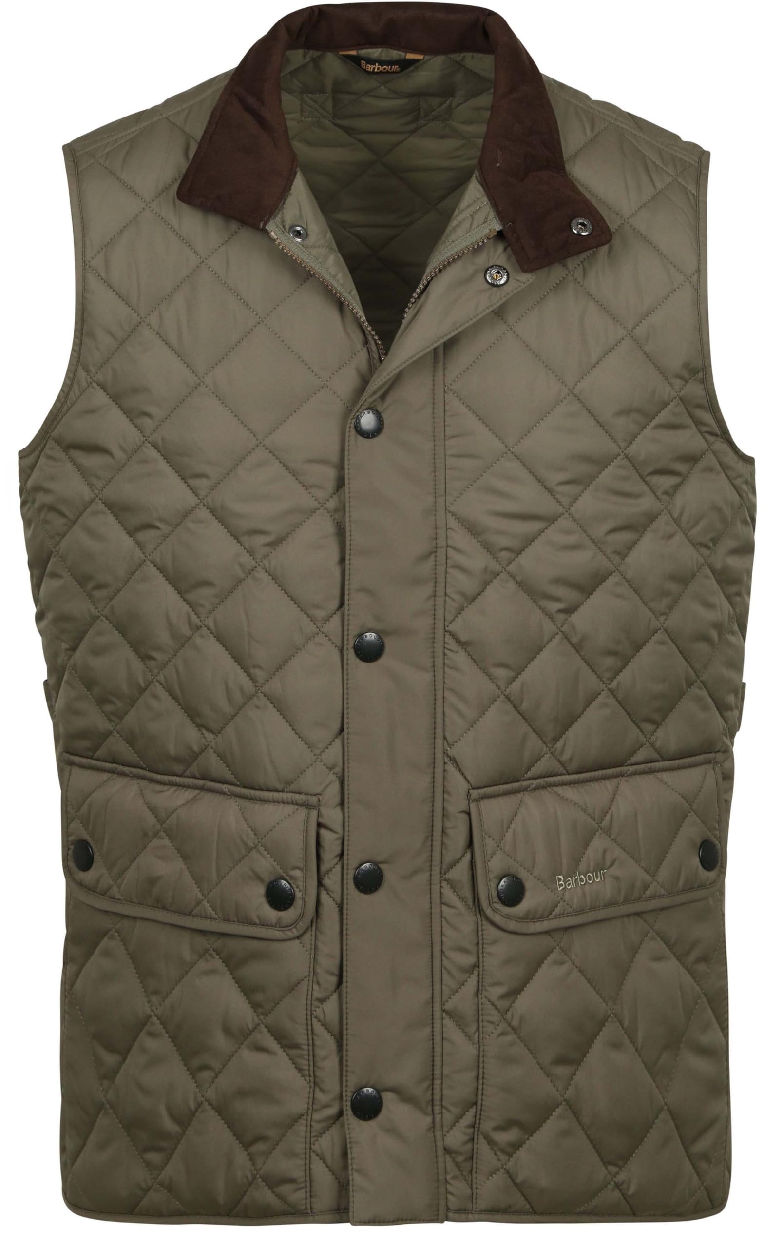 新品未使用　バブアーSL Lowerdale Gilet Barbour Men's Lowerdale Gilet, Dusty Olive, Dusty Olive, X-Large